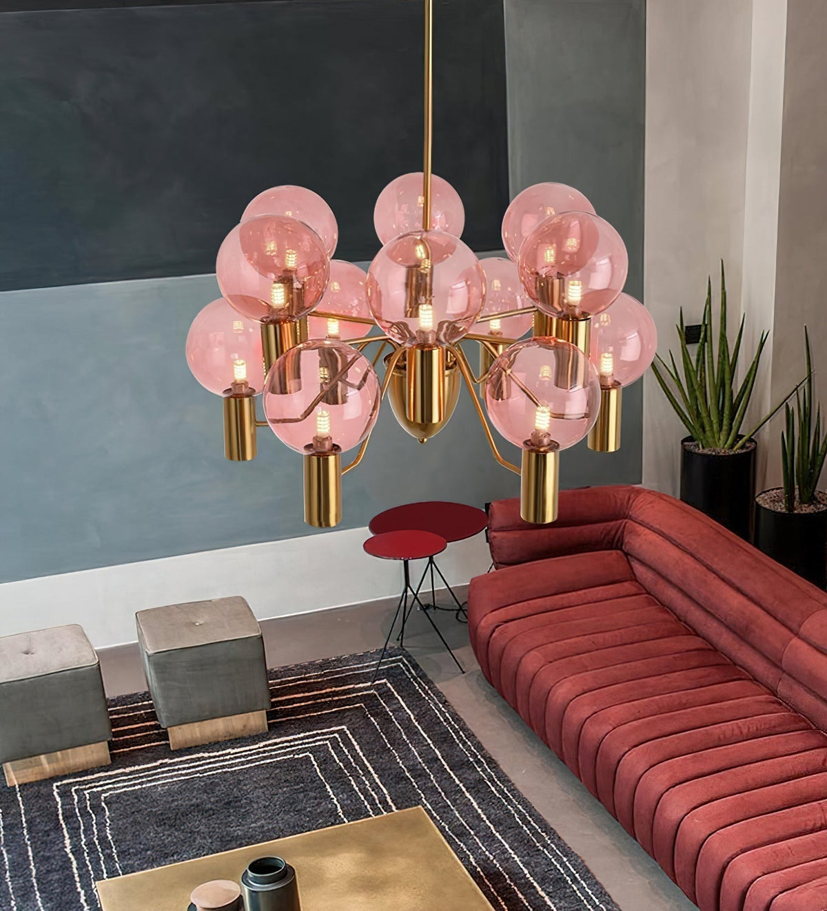 Evmarara Postmodern Luxury Metal Glass Chandelier - Neutralighting