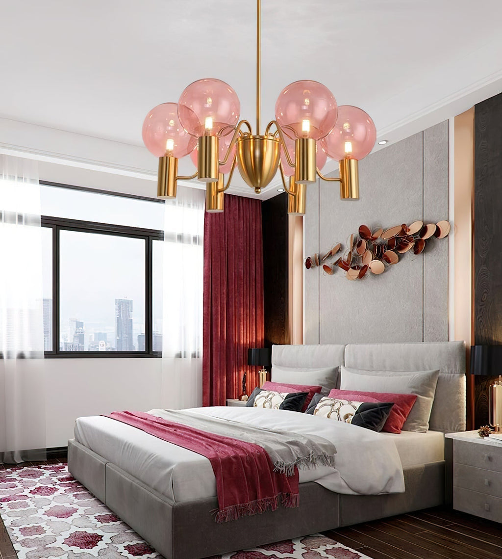 Evmarara Postmodern Luxury Metal Glass Chandelier - Neutralighting