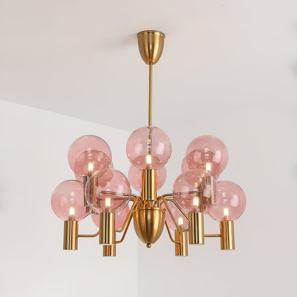 Evmarara Postmodern Luxury Metal Glass Chandelier - Neutralighting
