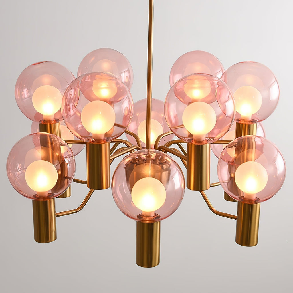 Evmarara Postmodern Luxury Metal Glass Chandelier - Neutralighting