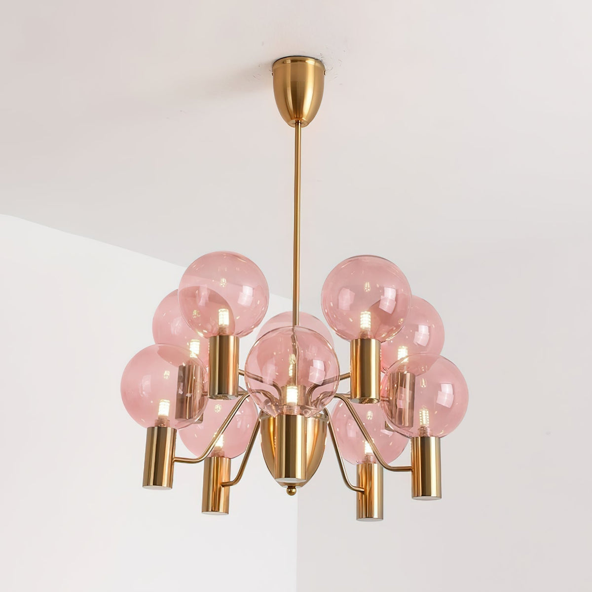Evmarara Postmodern Luxury Metal Glass Chandelier - Neutralighting