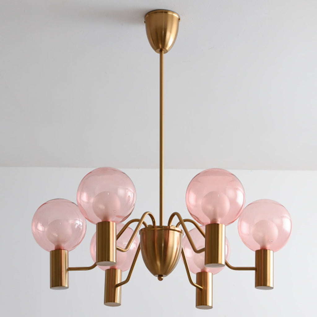 Evmarara Postmodern Luxury Metal Glass Chandelier - Neutralighting