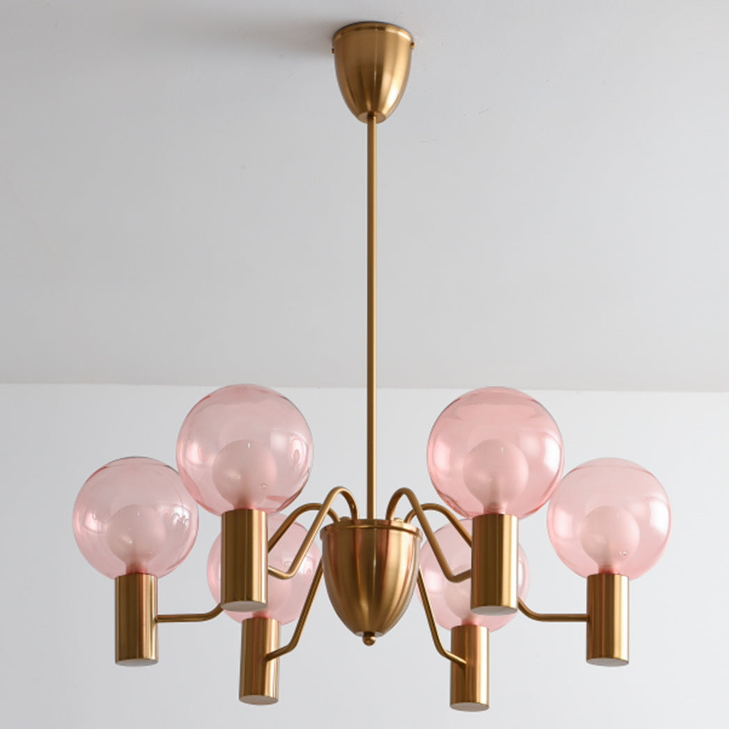 Evmarara Postmodern Luxury Metal Glass Chandelier - Neutralighting