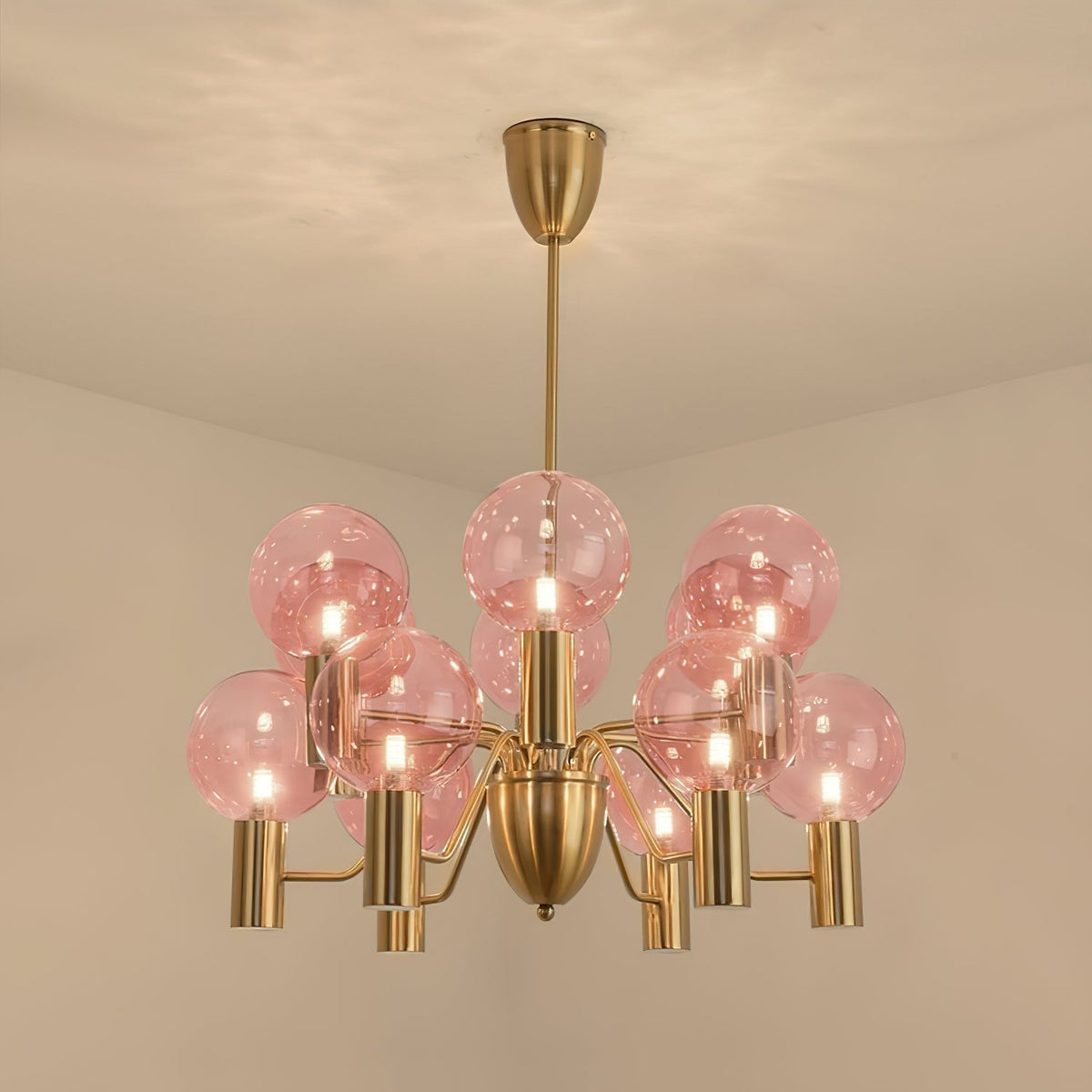 Evmarara Postmodern Luxury Metal Glass Chandelier - Neutralighting
