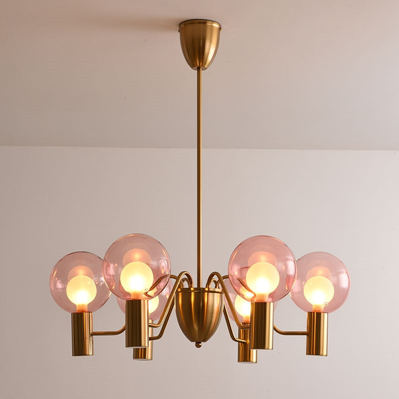 Evmarara Postmodern Luxury Metal Glass Chandelier - Neutralighting