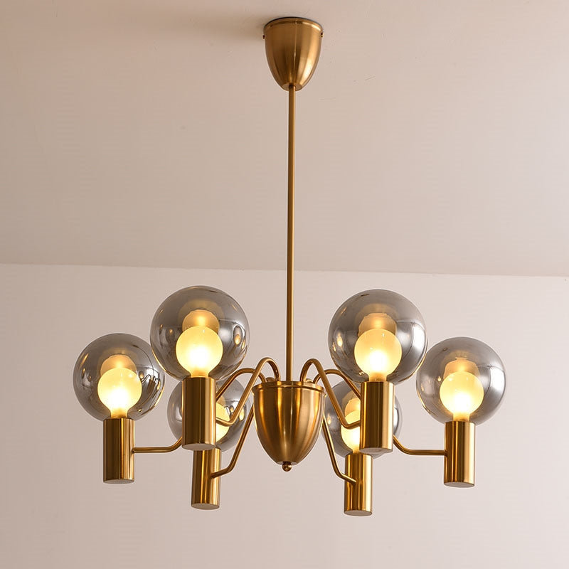 Evmarara Postmodern Luxury Metal Glass Chandelier - Neutralighting