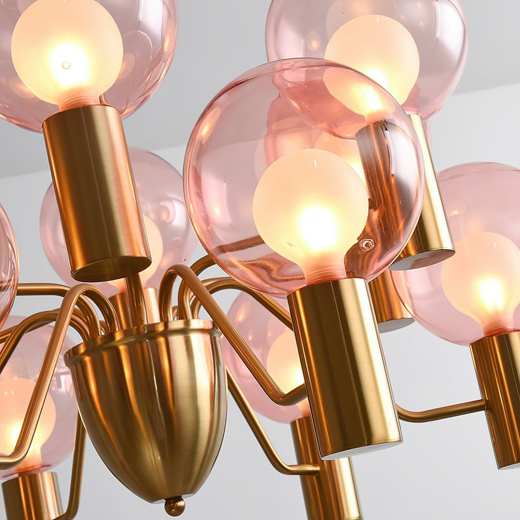 Evmarara Postmodern Luxury Metal Glass Chandelier - Neutralighting