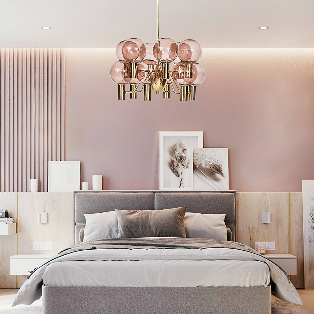 Evmarara Postmodern Luxury Metal Glass Chandelier - Neutralighting