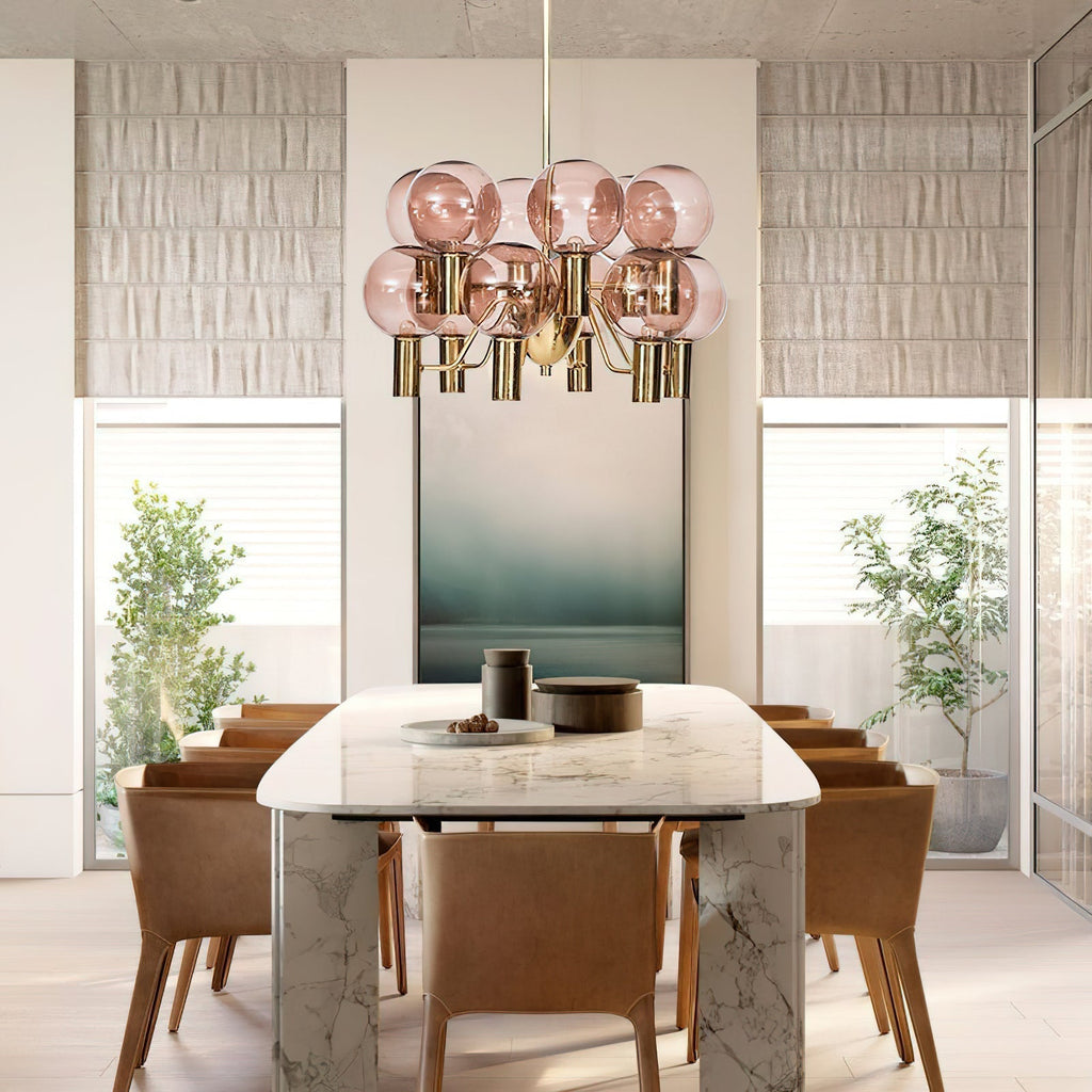 Evmarara Postmodern Luxury Metal Glass Chandelier - Neutralighting