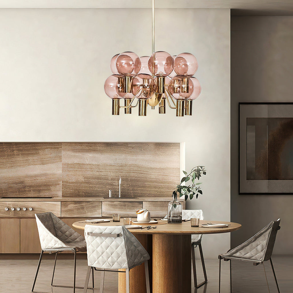 Evmarara Postmodern Luxury Metal Glass Chandelier - Neutralighting