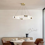 Lustra Chandelier Acrylique Or Salle à Manger - Neutralighting
