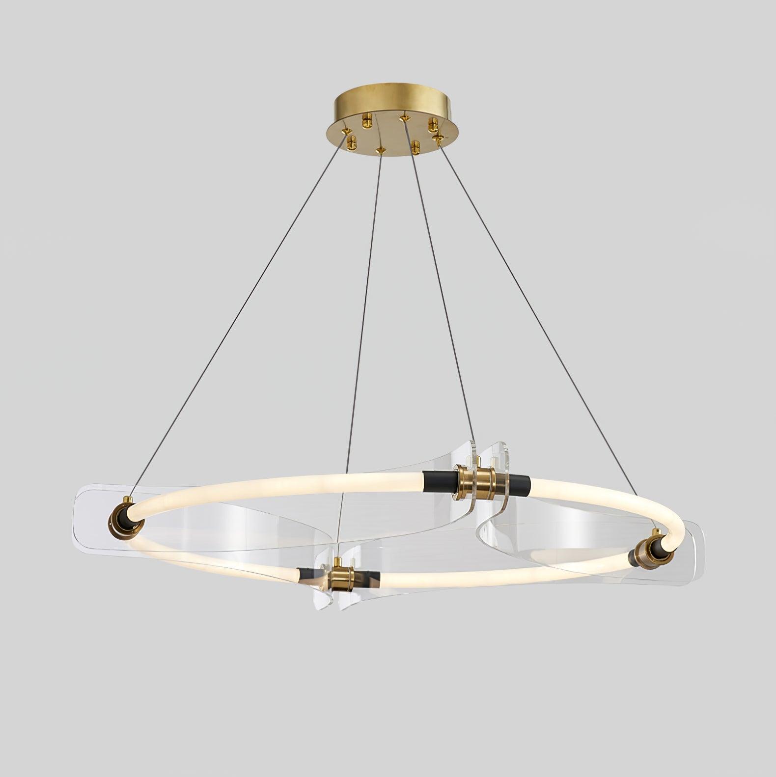 Lustra Chandelier Acrylique Or Salle à Manger - Neutralighting