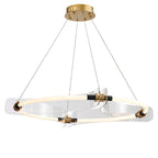 Lustra Chandelier Acrylique Or Salle à Manger - Neutralighting