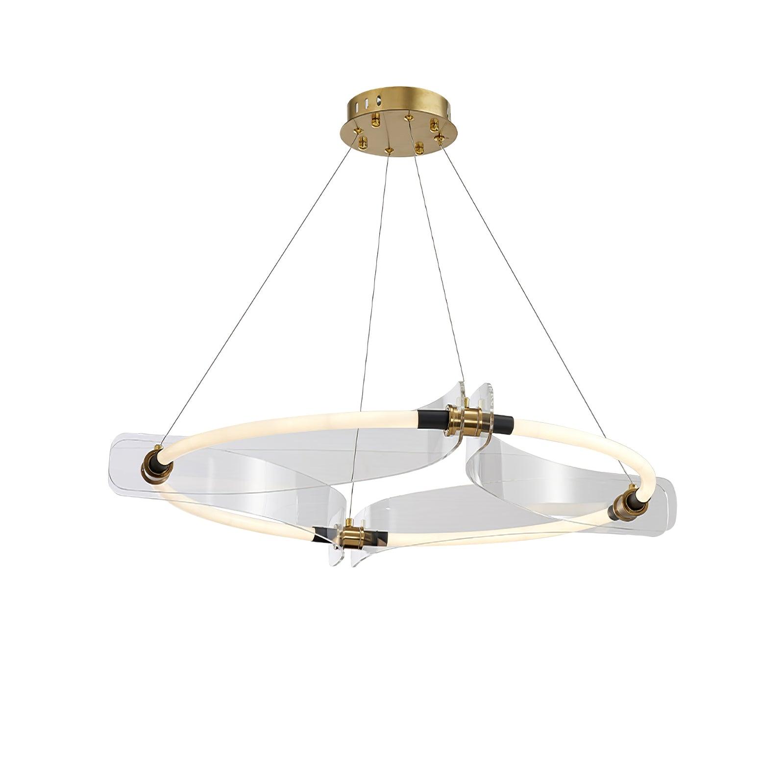 Lustra Chandelier Acrylique Or Salle à Manger - Neutralighting