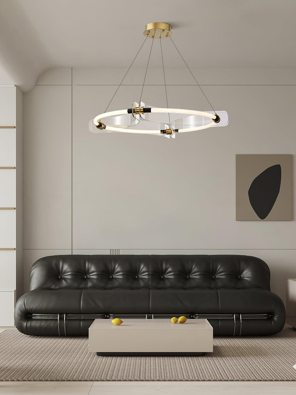 Lustra Chandelier Acrylique Or Salle à Manger - Neutralighting