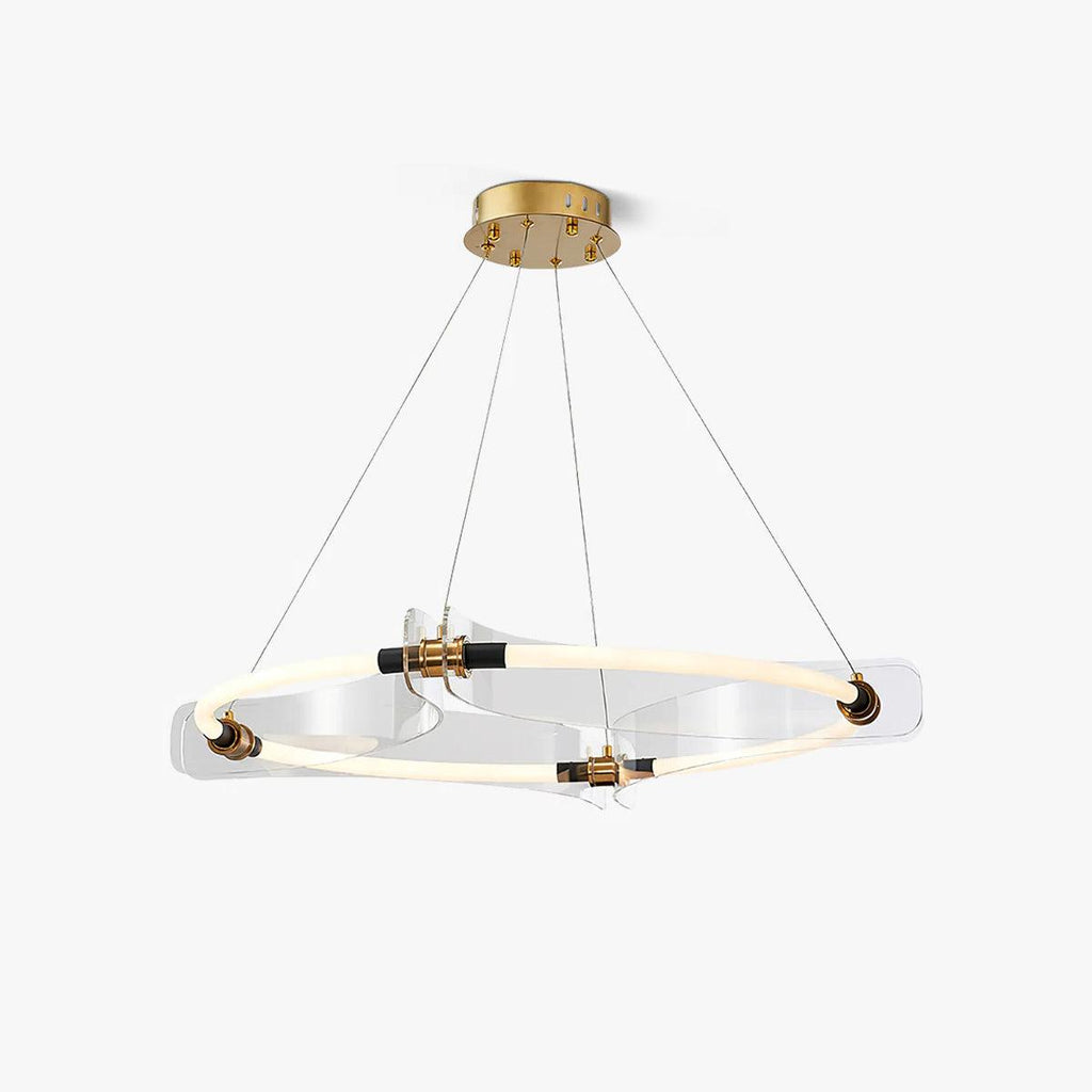 Lustra Chandelier Acrylique Or Salle à Manger - Neutralighting