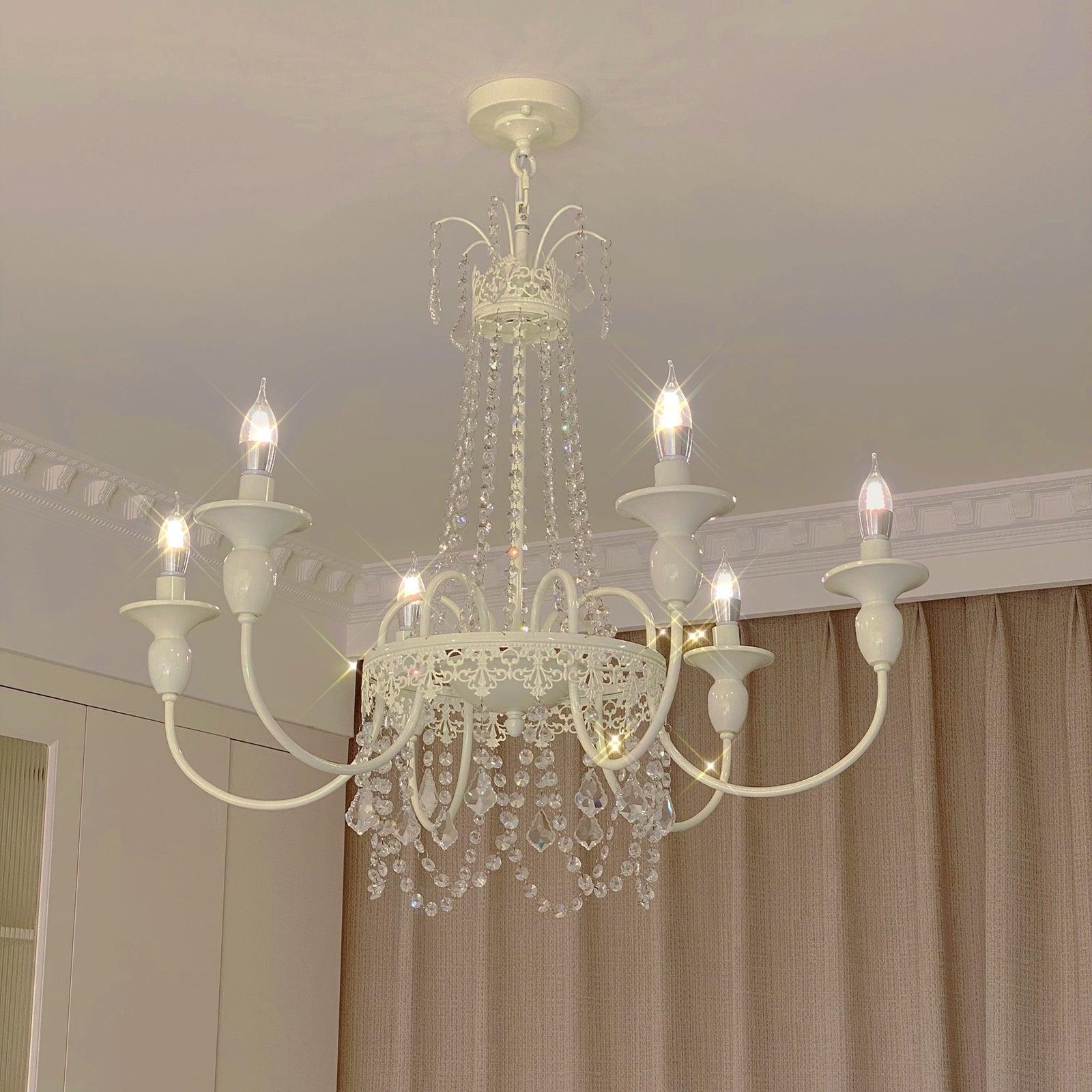 Lustra Chandelier Franges en Cristal - Neutralighting