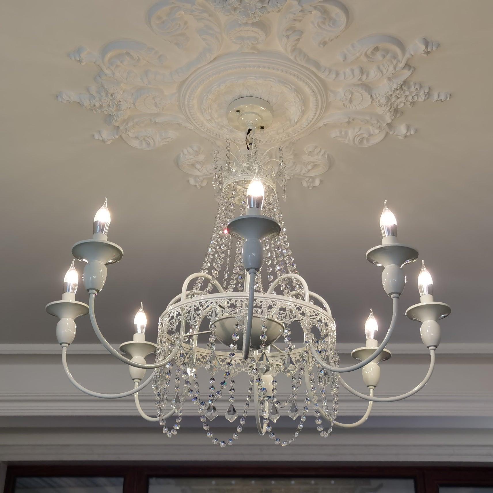 Lustra Chandelier Franges en Cristal - Neutralighting