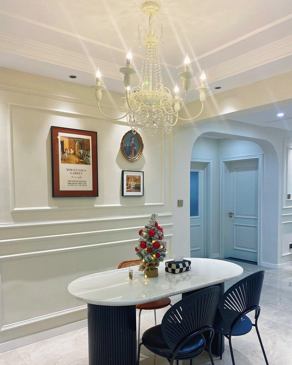Lustra Chandelier Franges en Cristal - Neutralighting