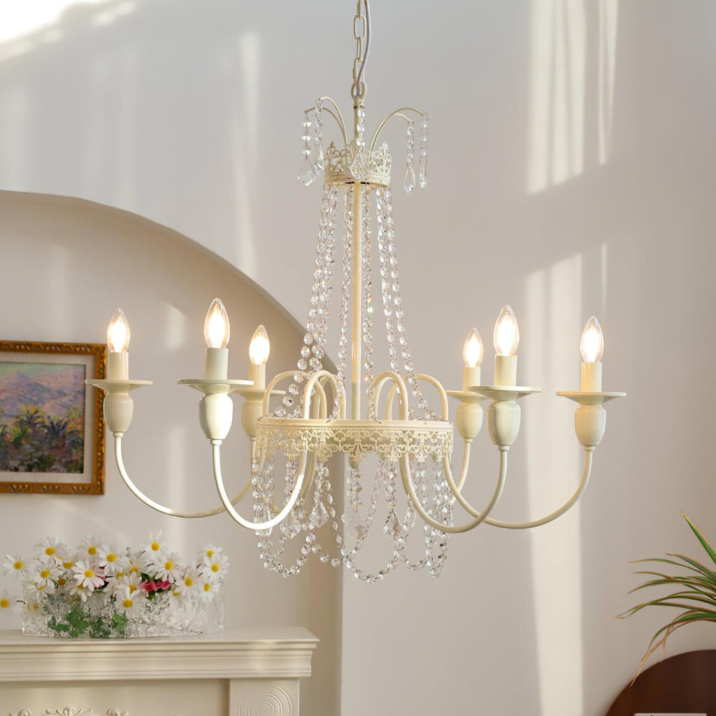Lustra Chandelier Franges en Cristal - Neutralighting