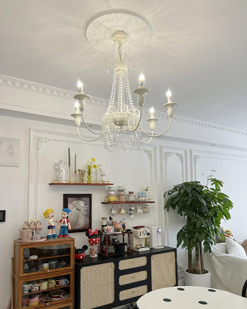 Lustra Chandelier Franges en Cristal - Neutralighting
