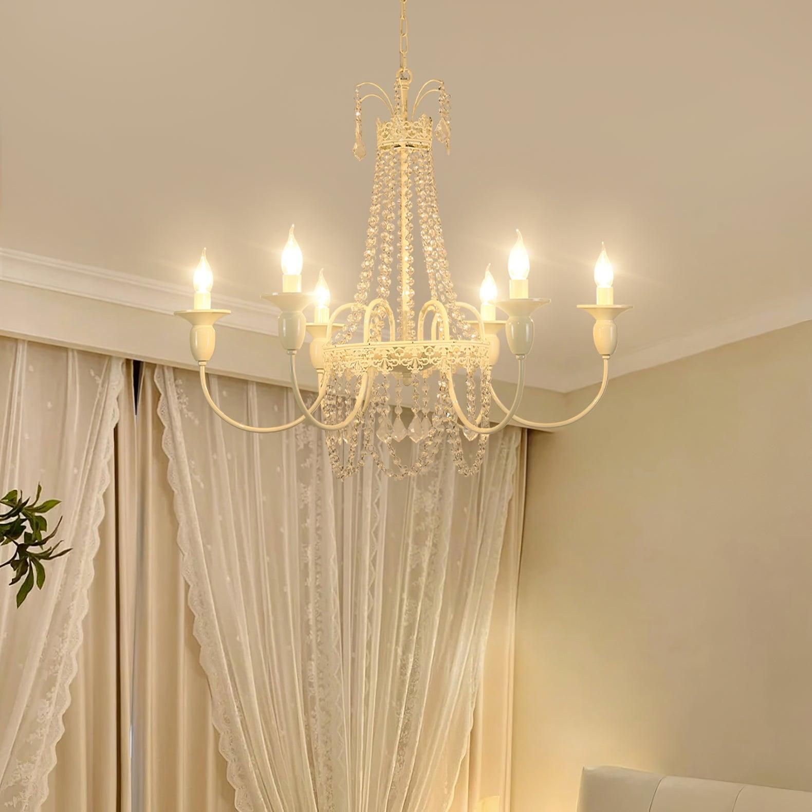 Lustra Chandelier Franges en Cristal - Neutralighting