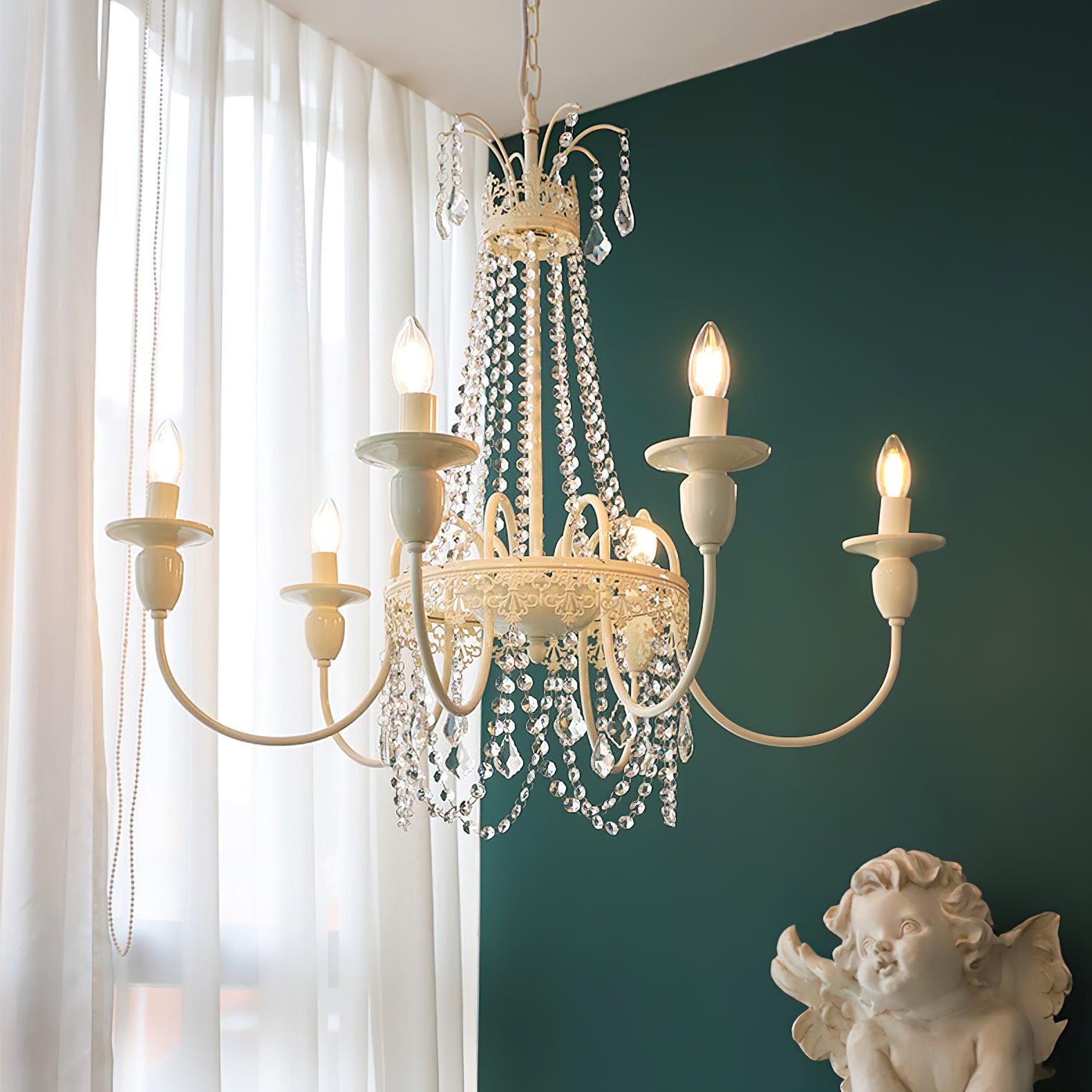 Lustra Chandelier Franges en Cristal - Neutralighting