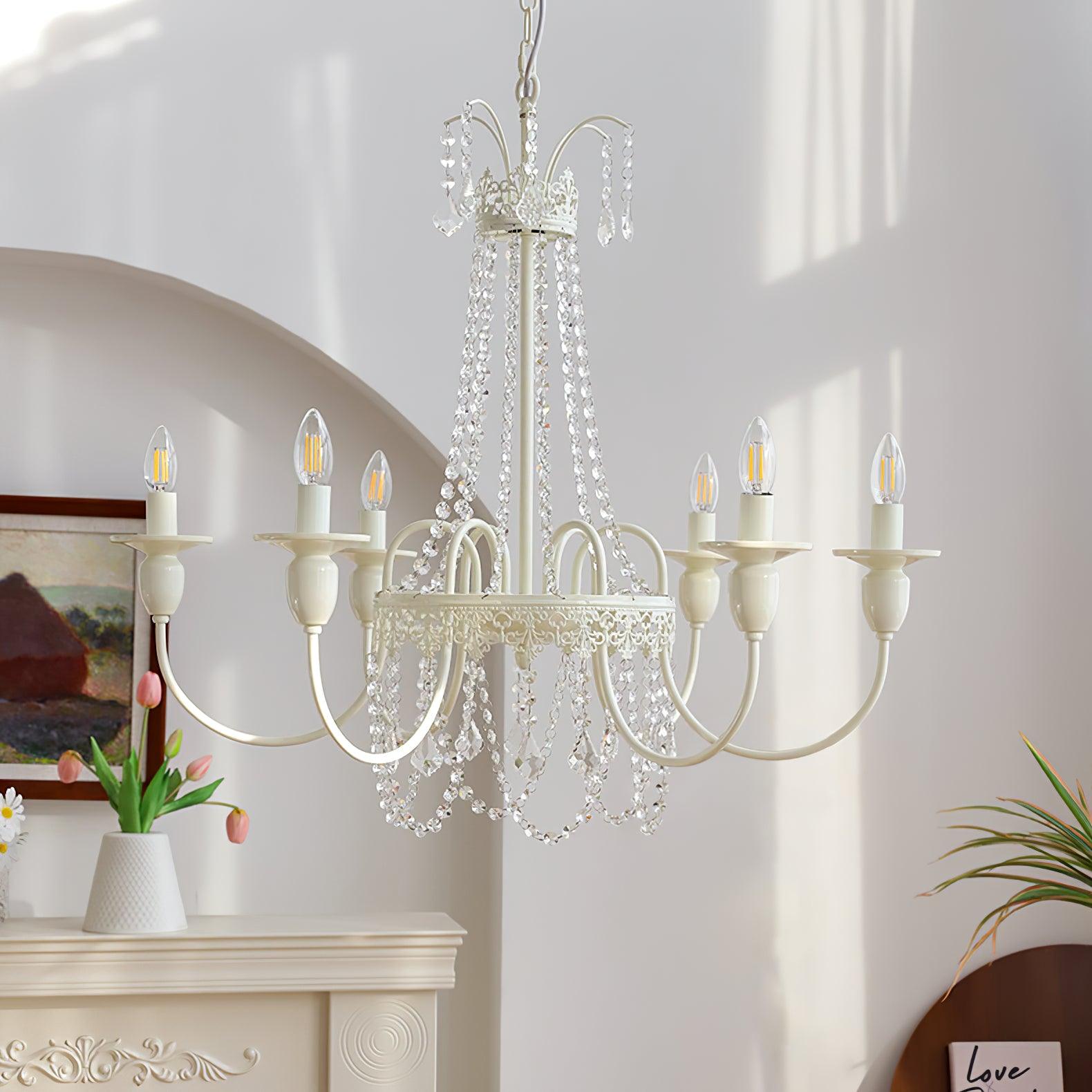 Lustra Chandelier Franges en Cristal - Neutralighting