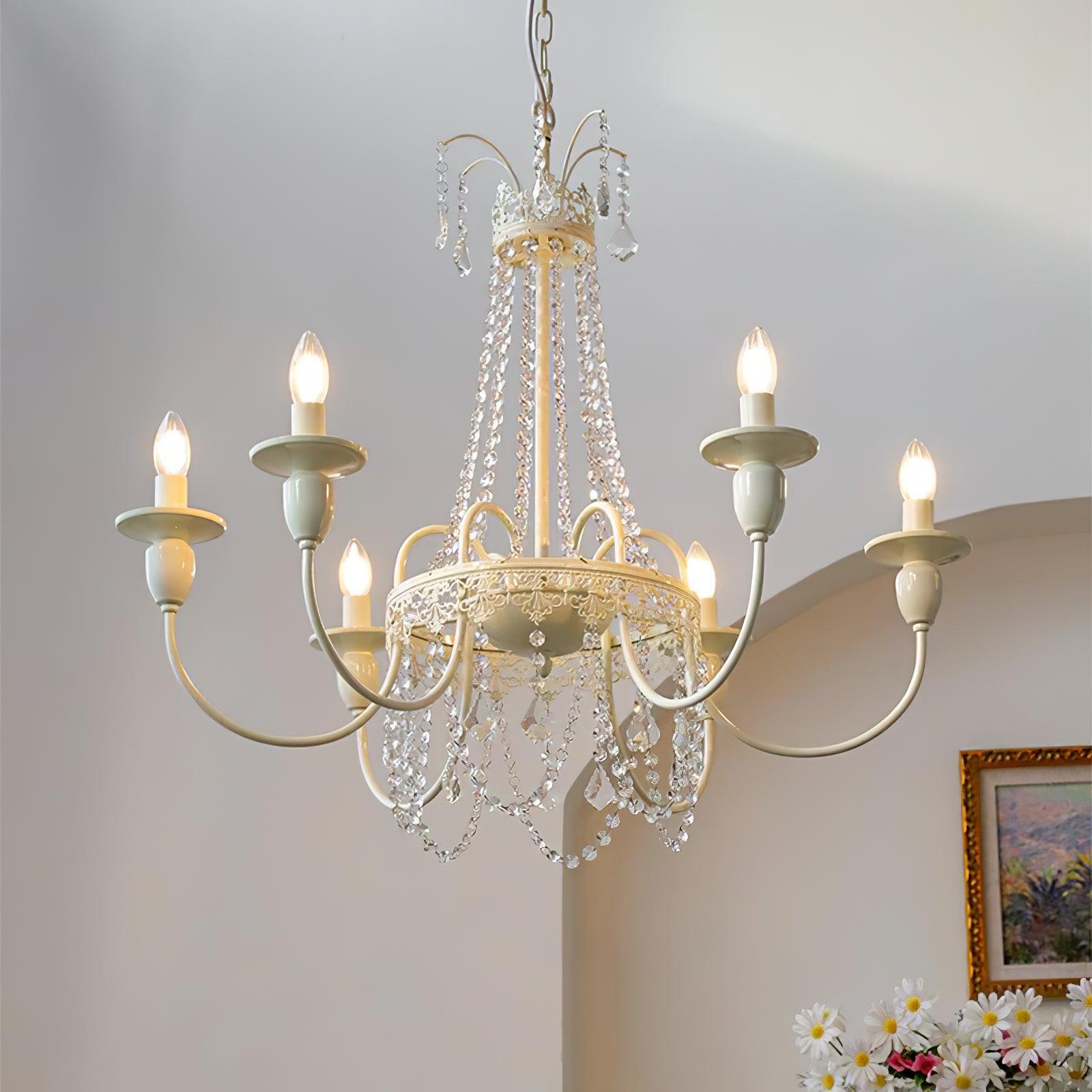 Lustra Chandelier Franges en Cristal - Neutralighting