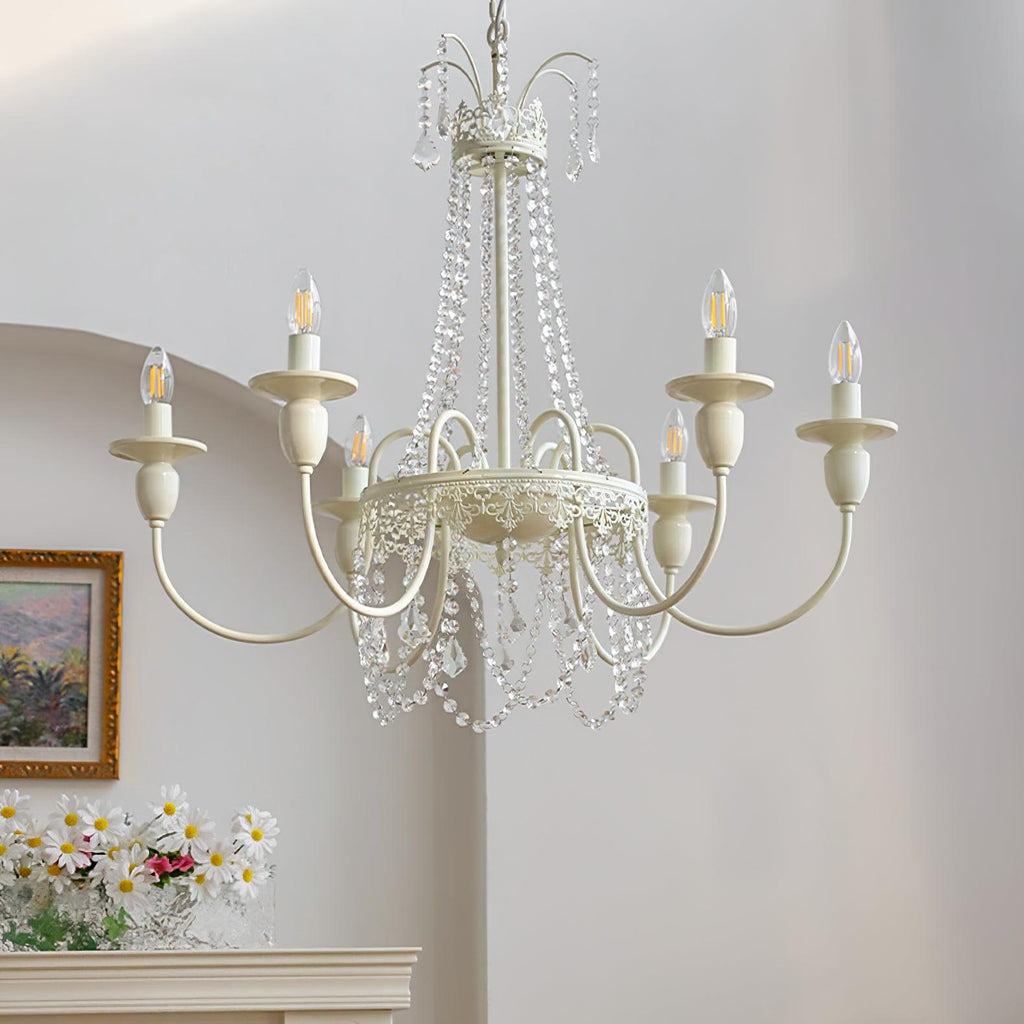 Lustra Chandelier Franges en Cristal - Neutralighting