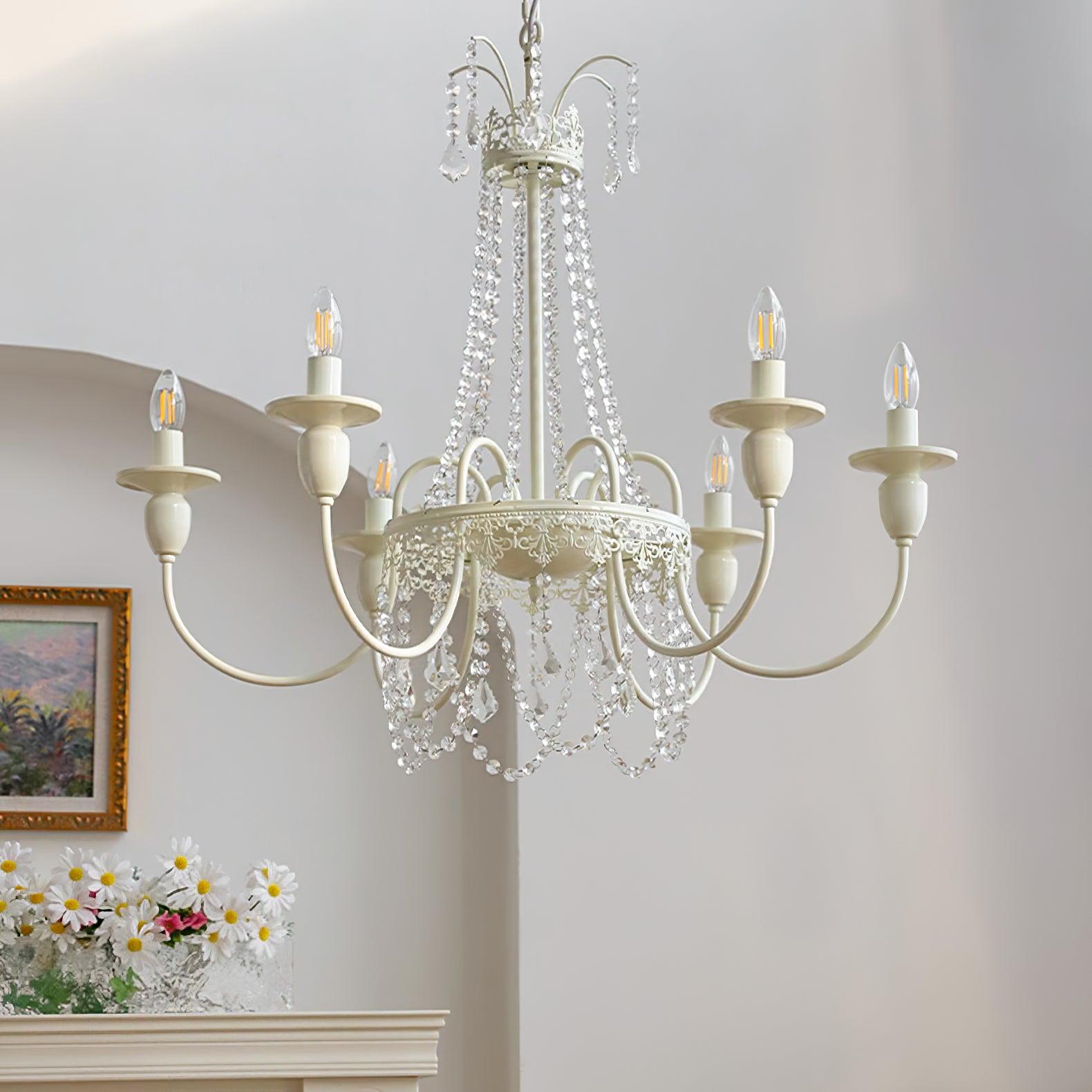 Lustra Chandelier Franges en Cristal - Neutralighting