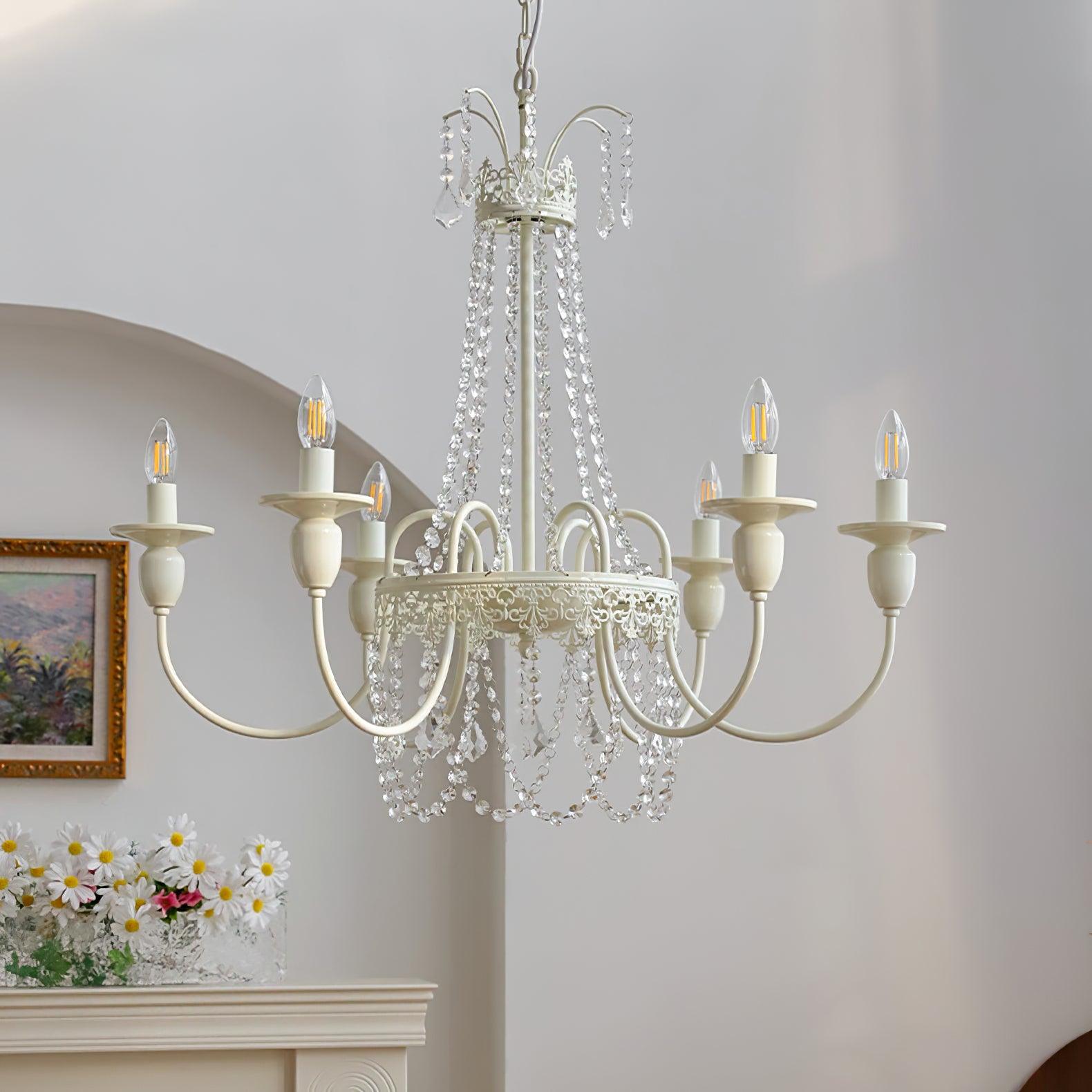 Lustra Chandelier Franges en Cristal - Neutralighting