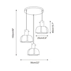 Pavina Lampe Pendante Fleur Pastel Brillante - Neutralighting