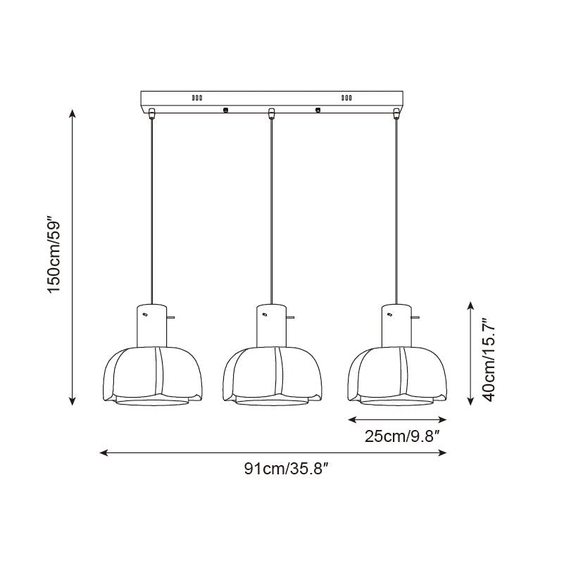 Pavina Lampe Pendante Fleur Pastel Brillante - Neutralighting