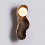 Evshaia Applique Murale Bois Verre Créativité Individuelle Pois - Neutralighting