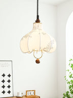 Lustra Lampe Pendante Lanterne en Tissu Poire pour Salon - Neutralighting