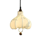 Lustra Lampe Pendante Lanterne en Tissu Poire pour Salon - Neutralighting