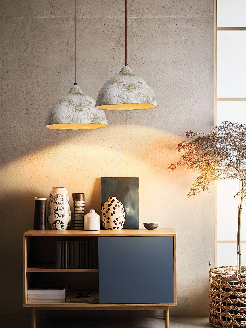 Moss Minimaliste Bois Suspension Lumière - Neutralighting