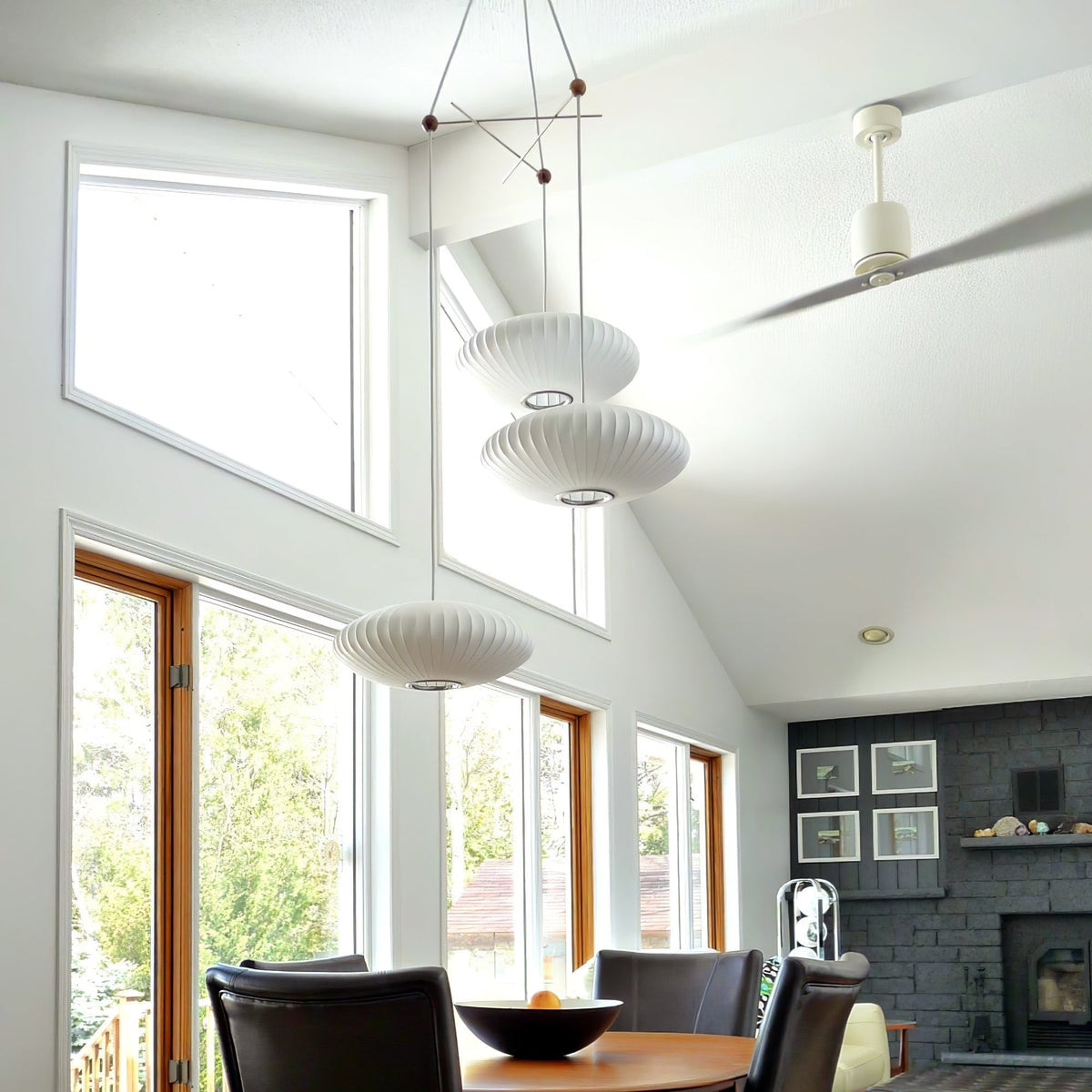 Lunar Suspension Moderne en Soie - Neutralighting