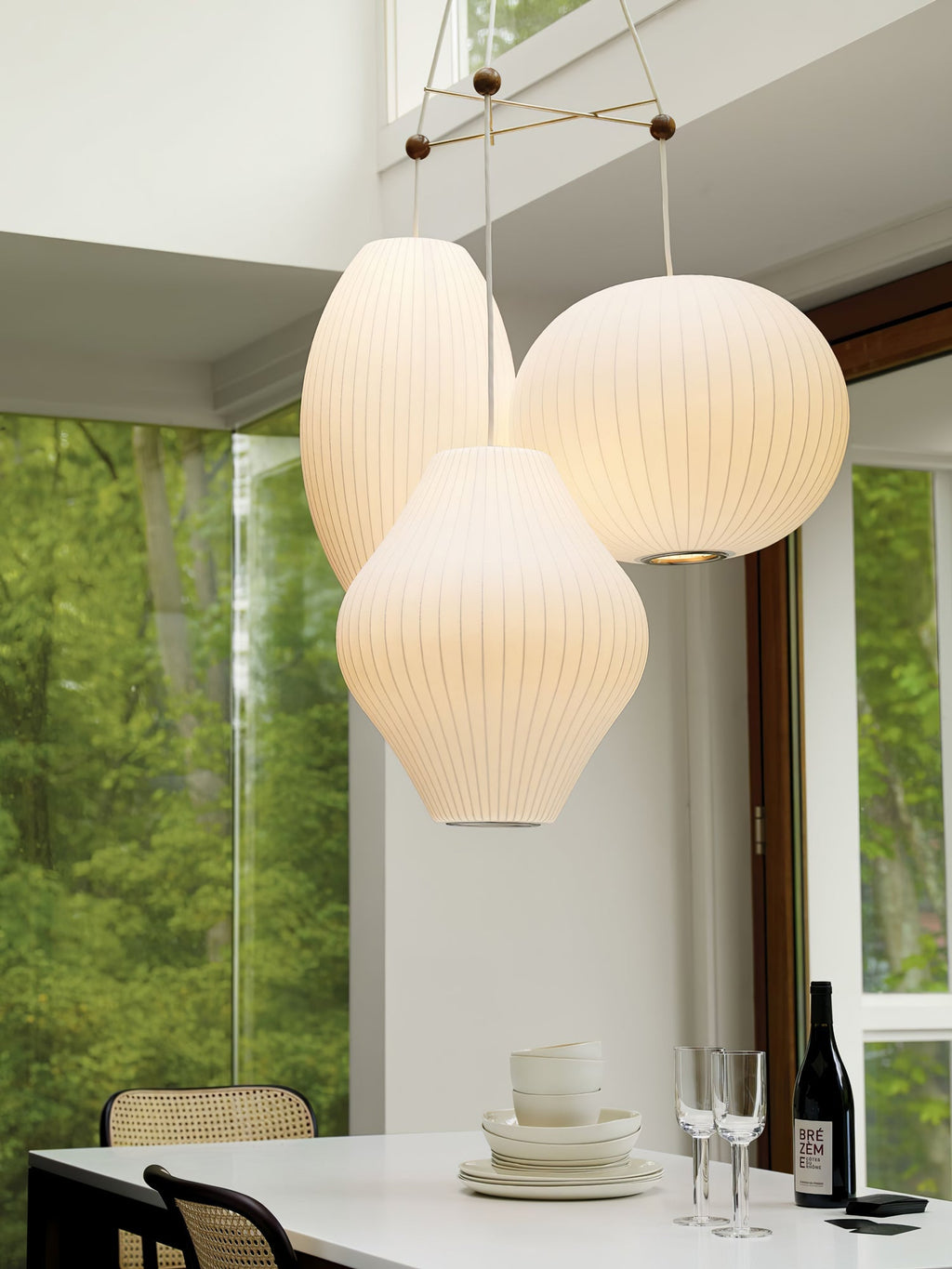 Lunar Suspension Moderne en Soie - Neutralighting