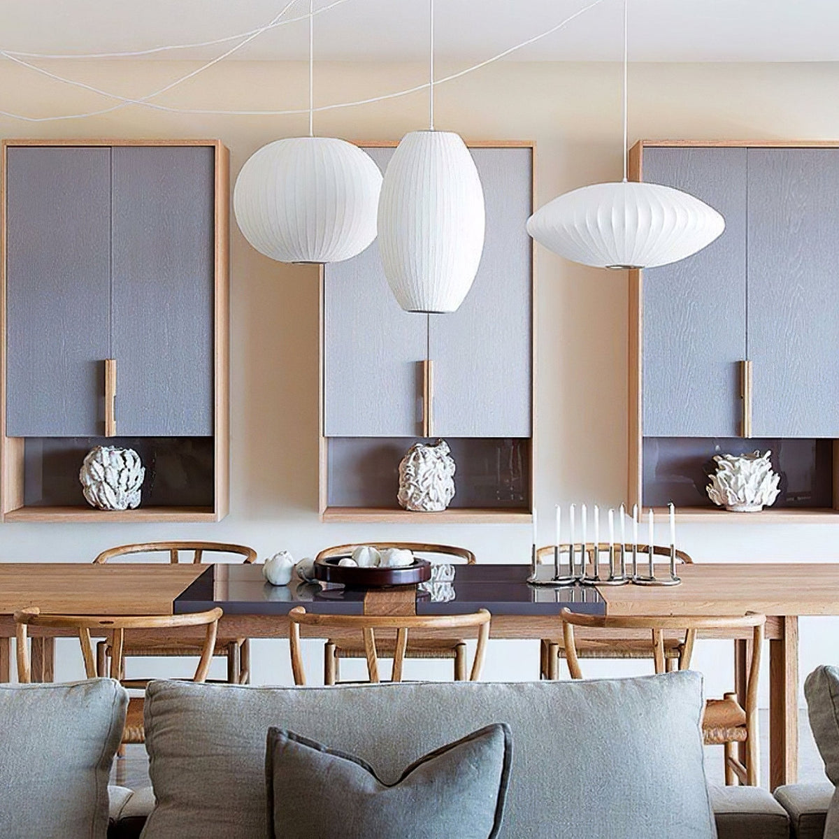 Lunar Suspension Moderne en Soie - Neutralighting