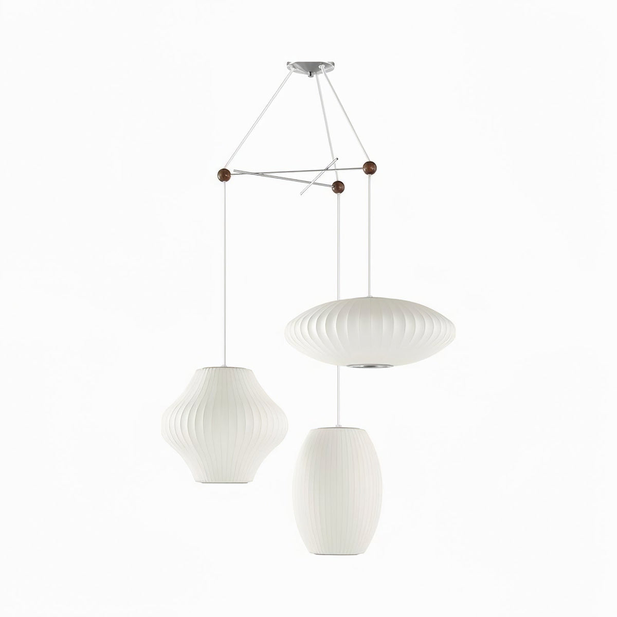 Lunar Suspension Moderne en Soie - Neutralighting