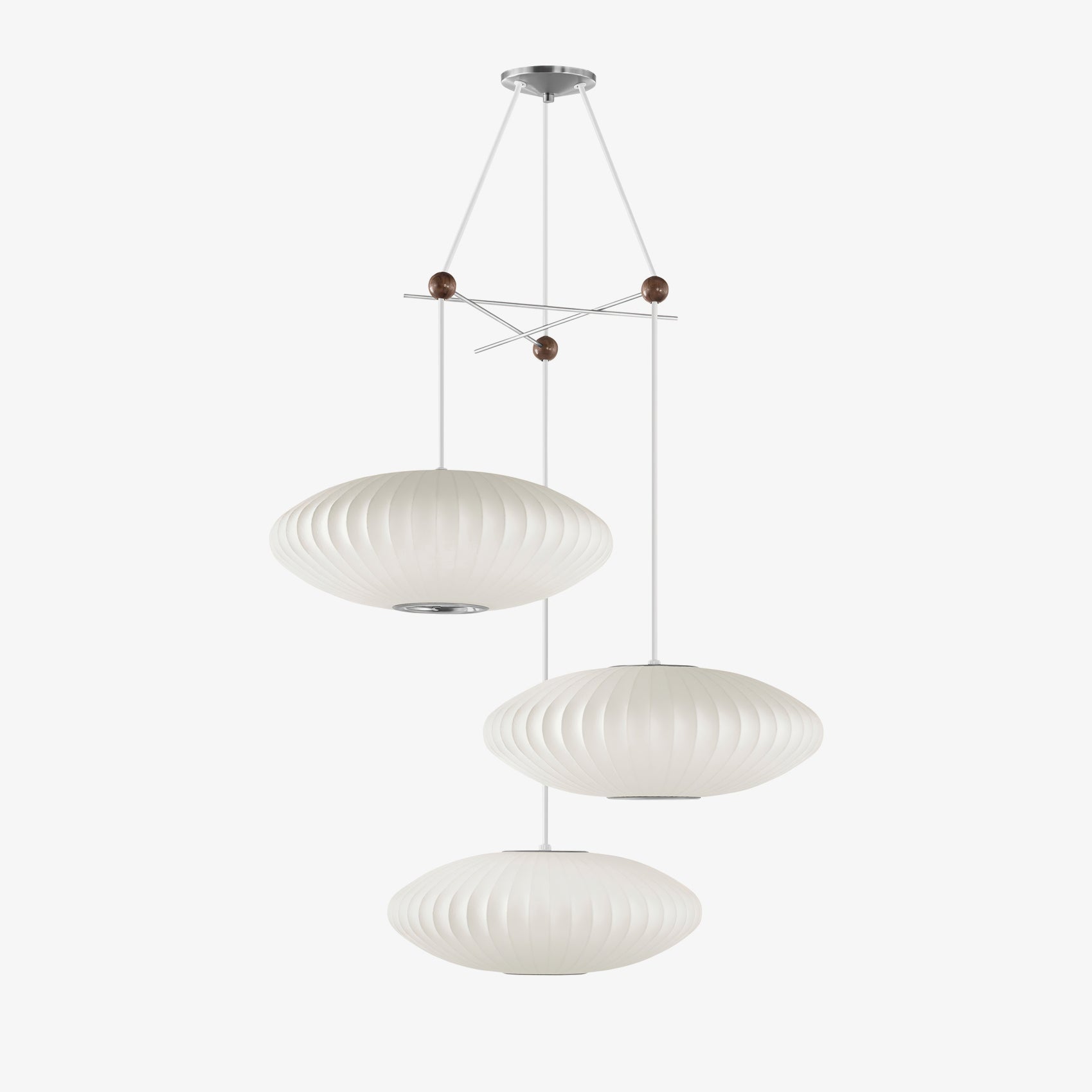 Lunar Suspension Moderne en Soie - Neutralighting
