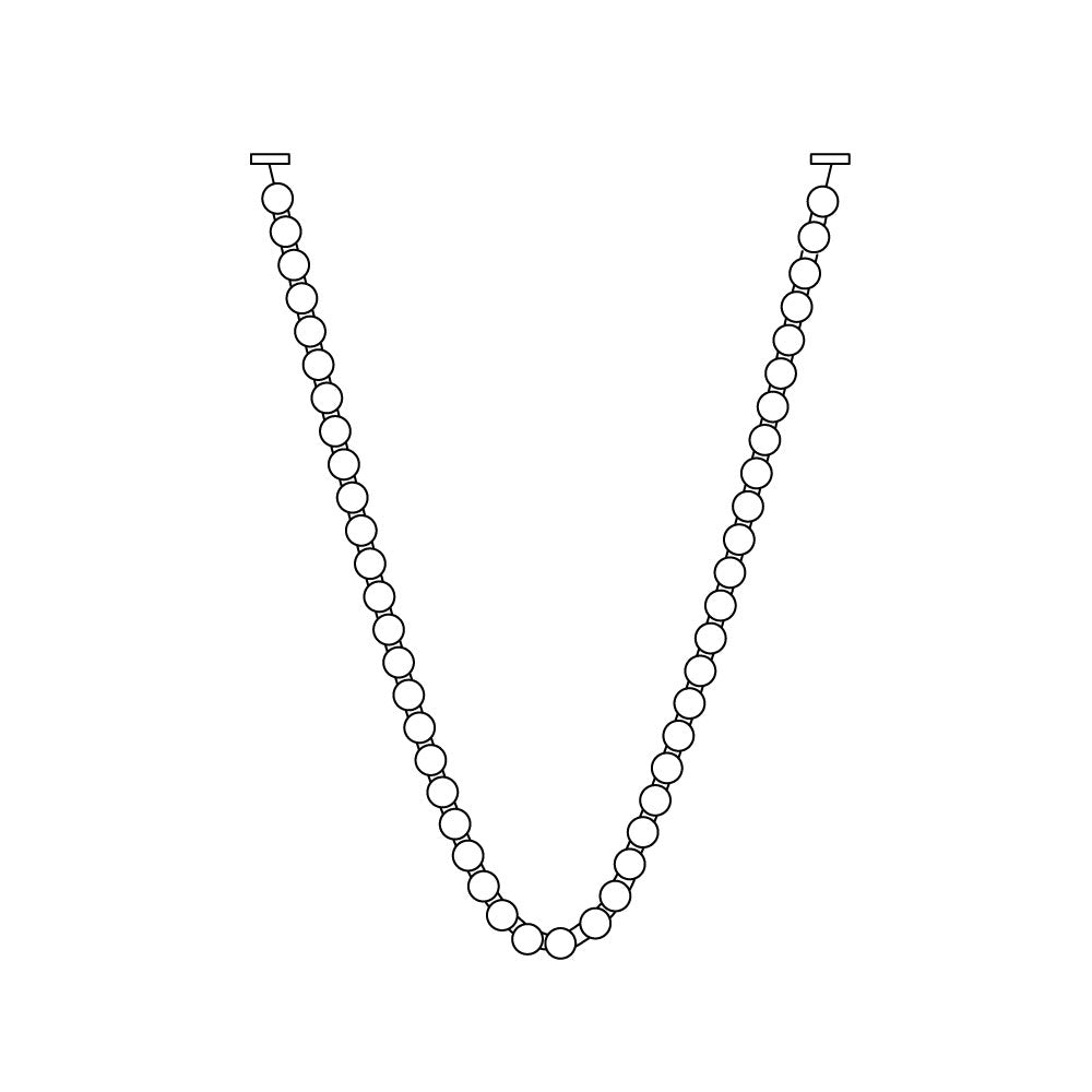 Icarara Lustre Verre Collier De Perles Moderne - Neutralighting