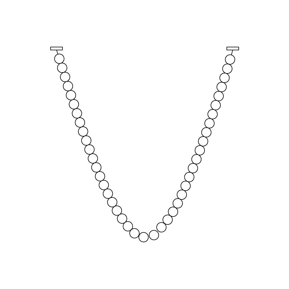 Icarara Lustre Verre Collier De Perles Moderne - Neutralighting