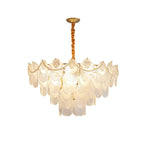 Lustra Chandelier Perle Verre Coquille - Neutralighting