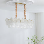 Lustra Chandelier Perle Verre Coquille - Neutralighting