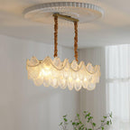 Lustra Chandelier Perle Verre Coquille - Neutralighting