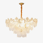 Lustra Chandelier Perle Verre Coquille - Neutralighting