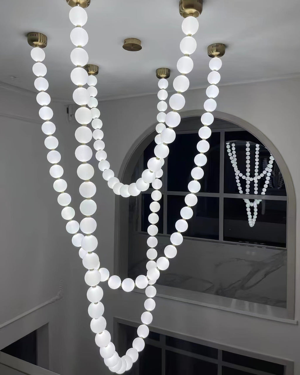 Zalvarin Chandelier Sputnik en Laiton - Neutralighting